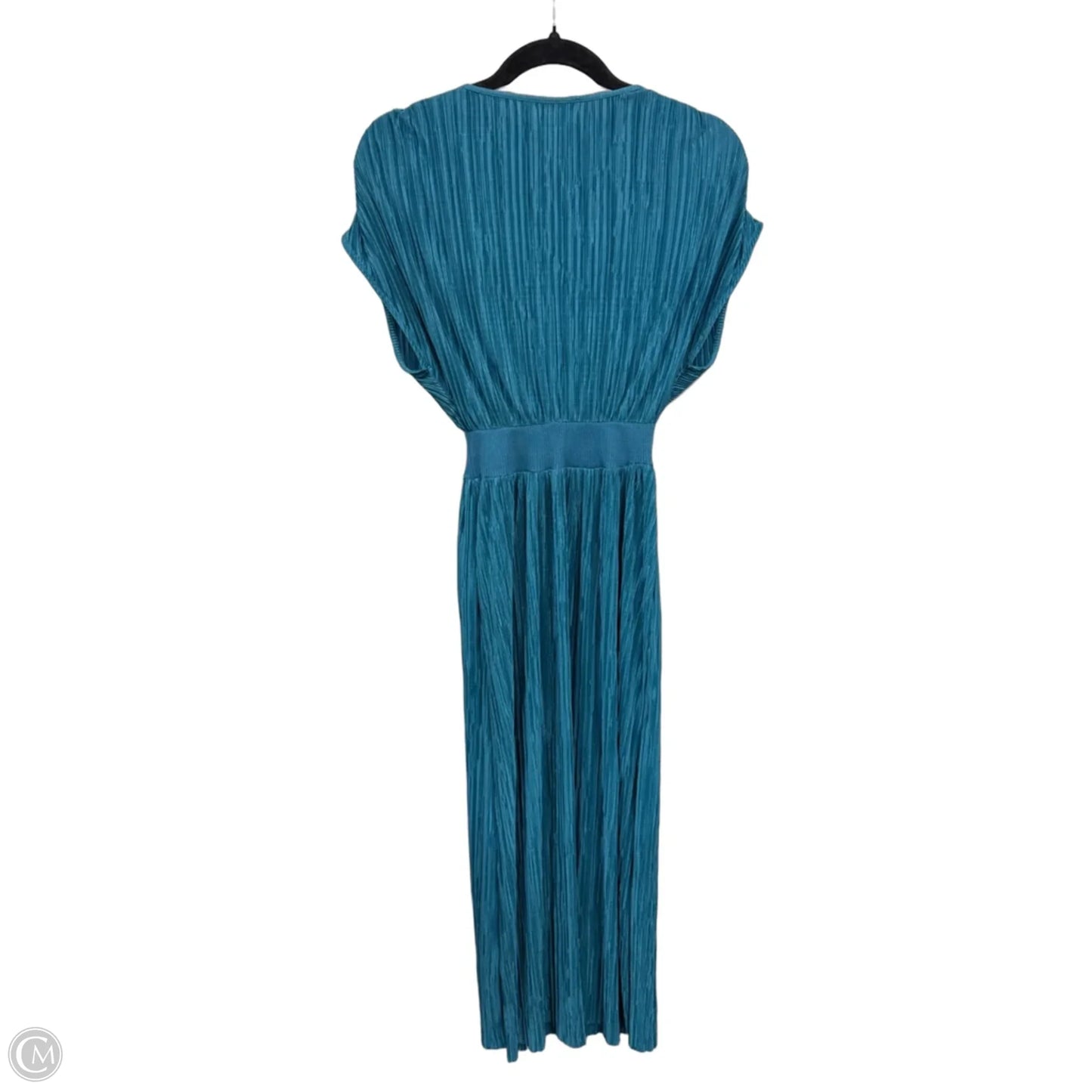 Dress Casual Midi By Zara In Teal, Size: M