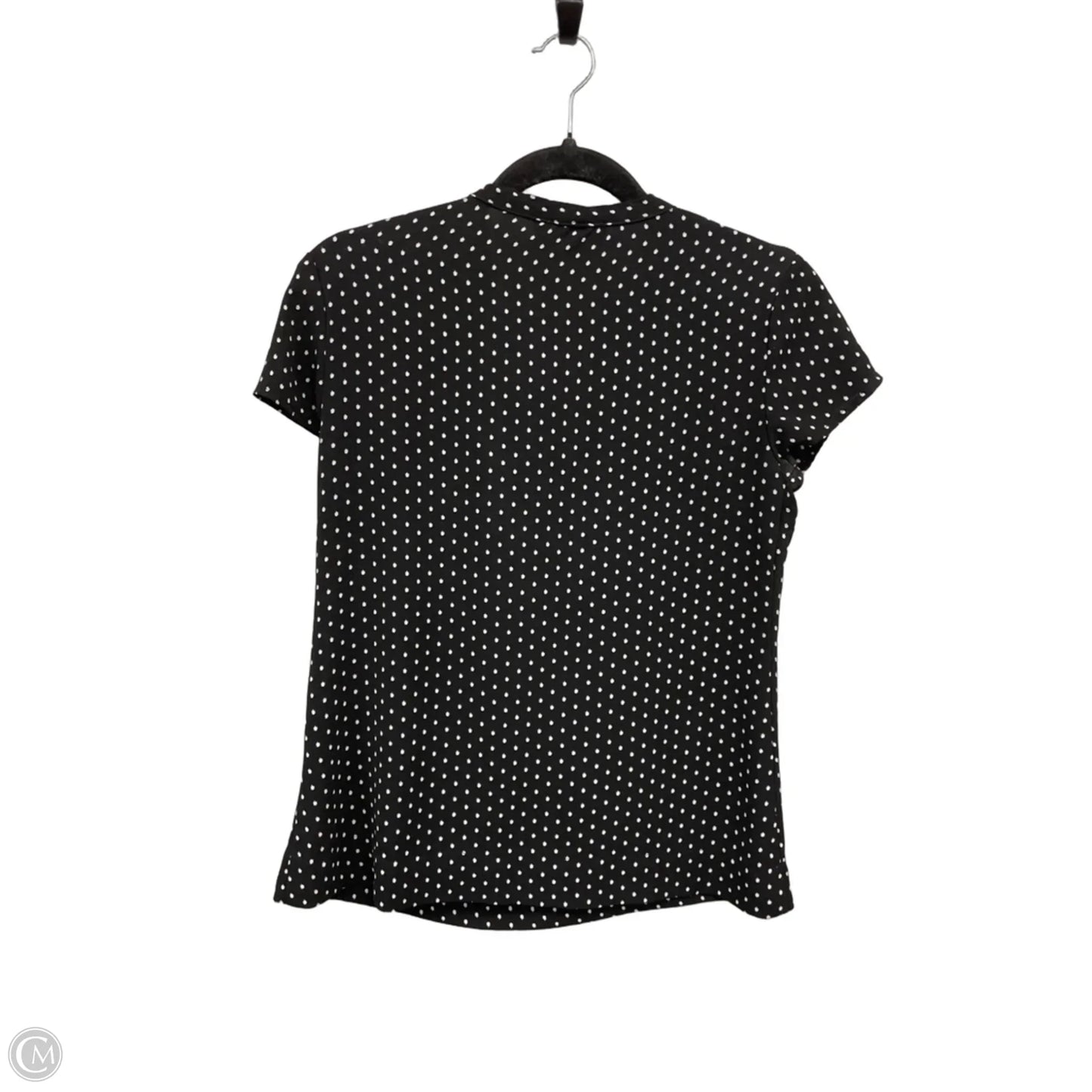 Top Short Sleeve By Clothes Mentor In Black & White, Size: S