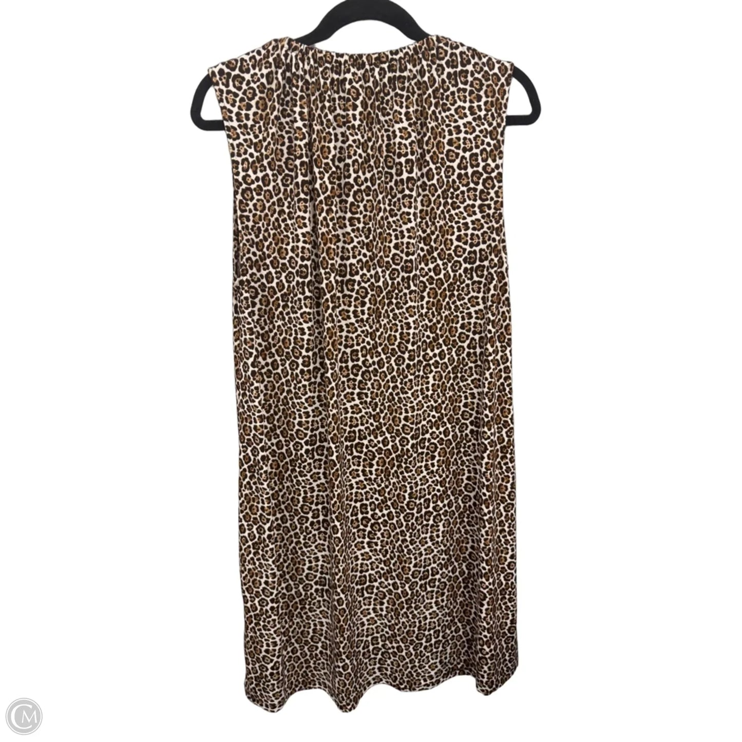 Dress Casual Short By Michael By Michael Kors In Brown & Cream, Size: 1x