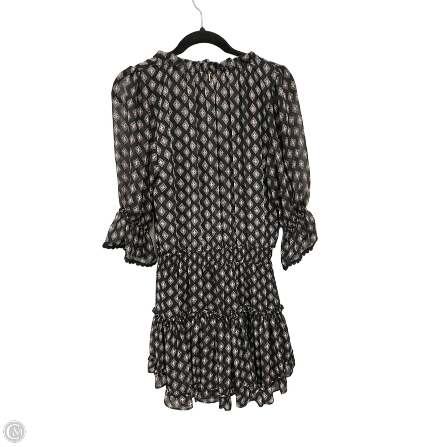 Dress Designer By Misa In Black & Pink, Size: S