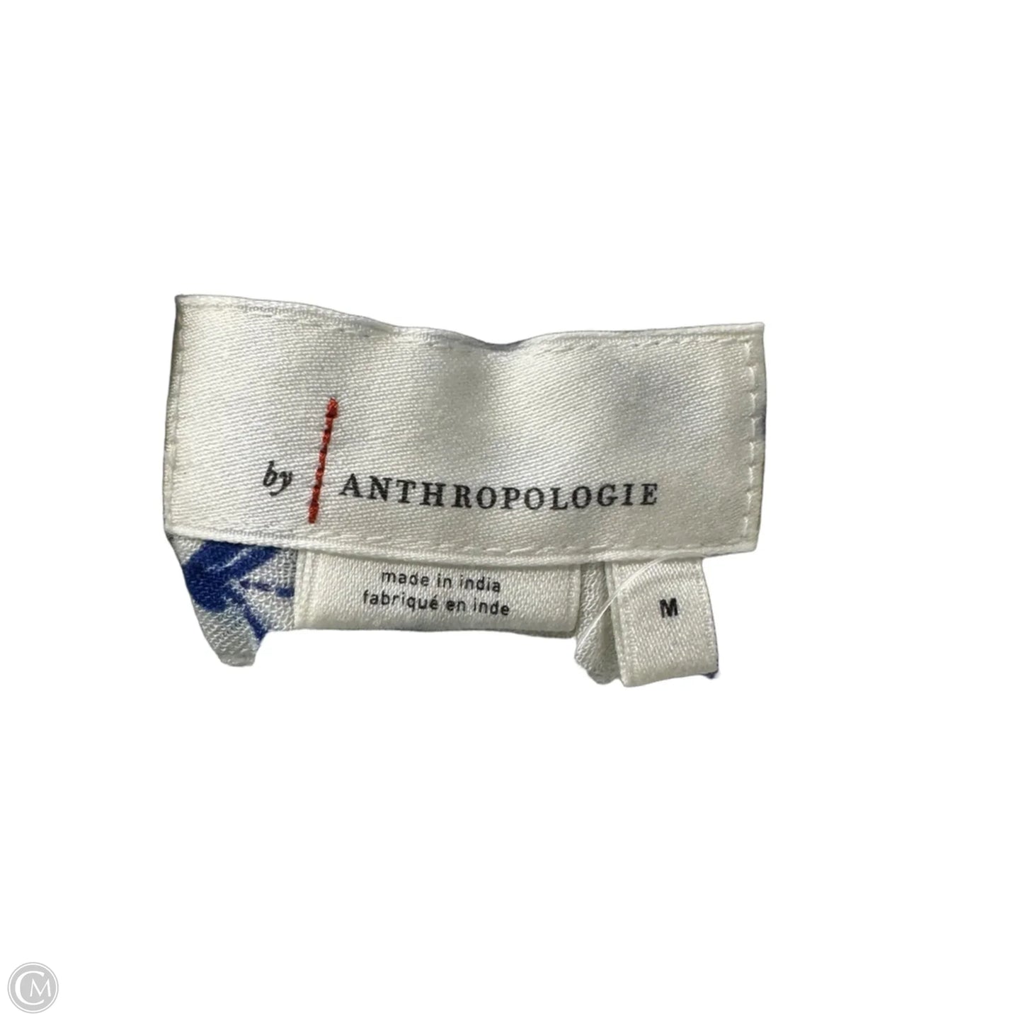Romper By Anthropologie In Blue & White, Size: M