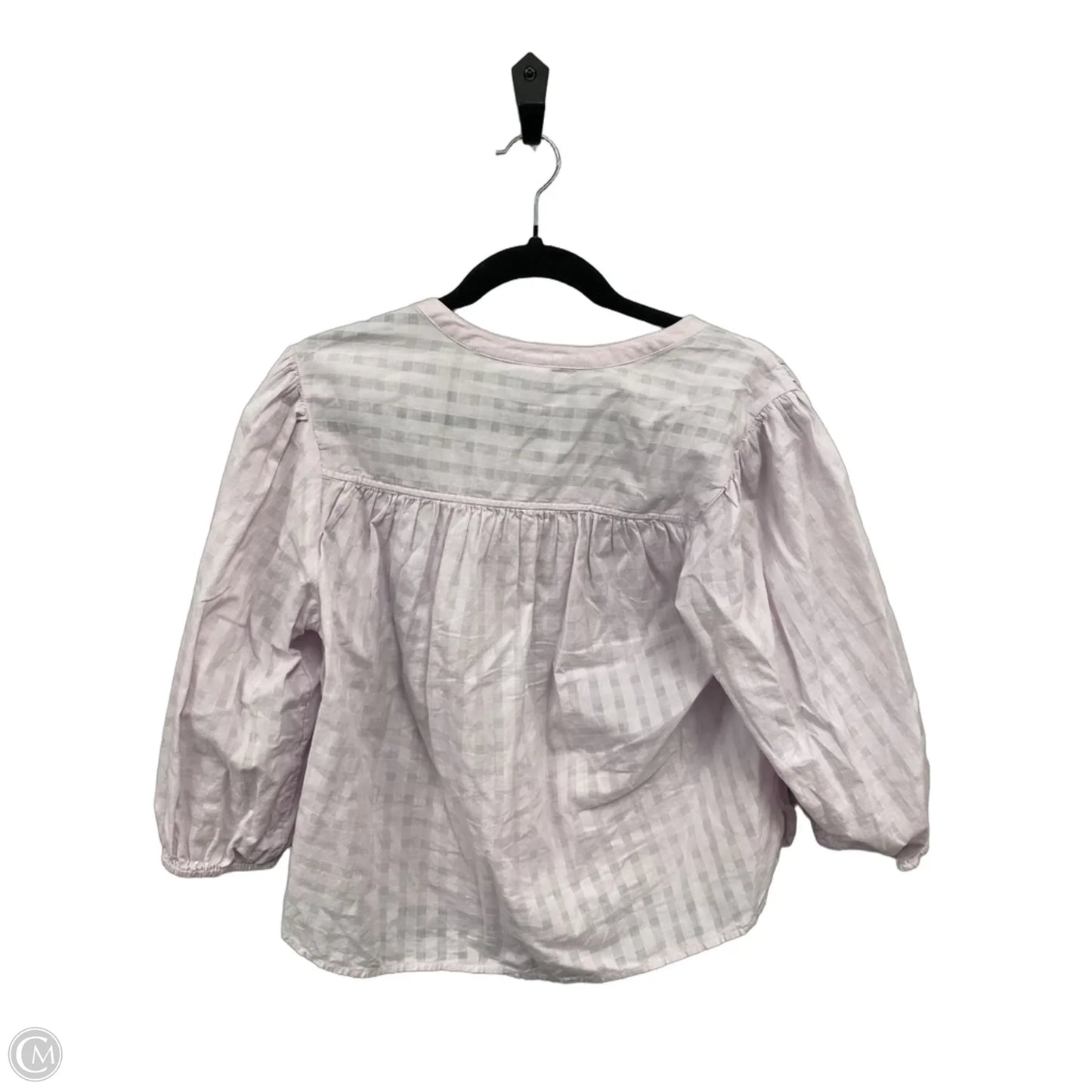 Top 3/4 Sleeve By Old Navy In Purple, Size: S