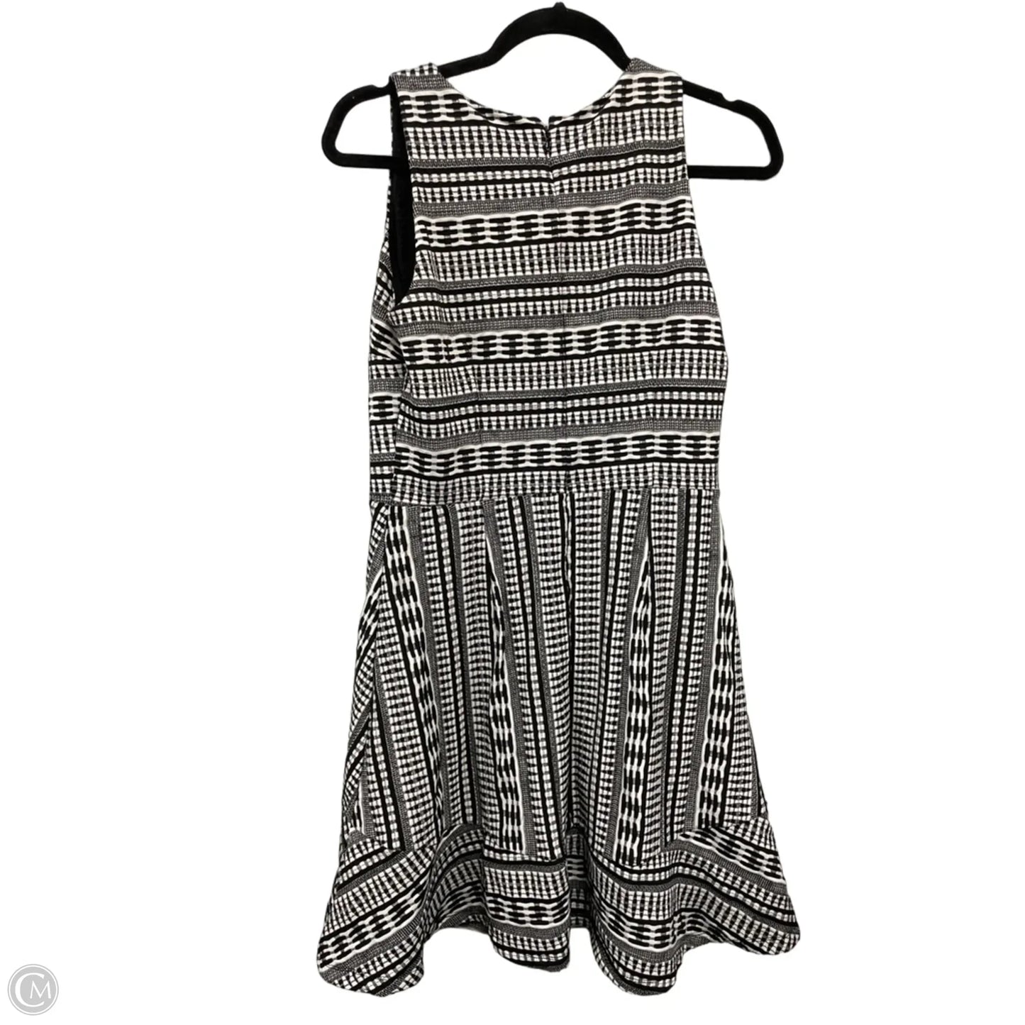 Dress Casual Short By Loft In Black & White, Size: 6