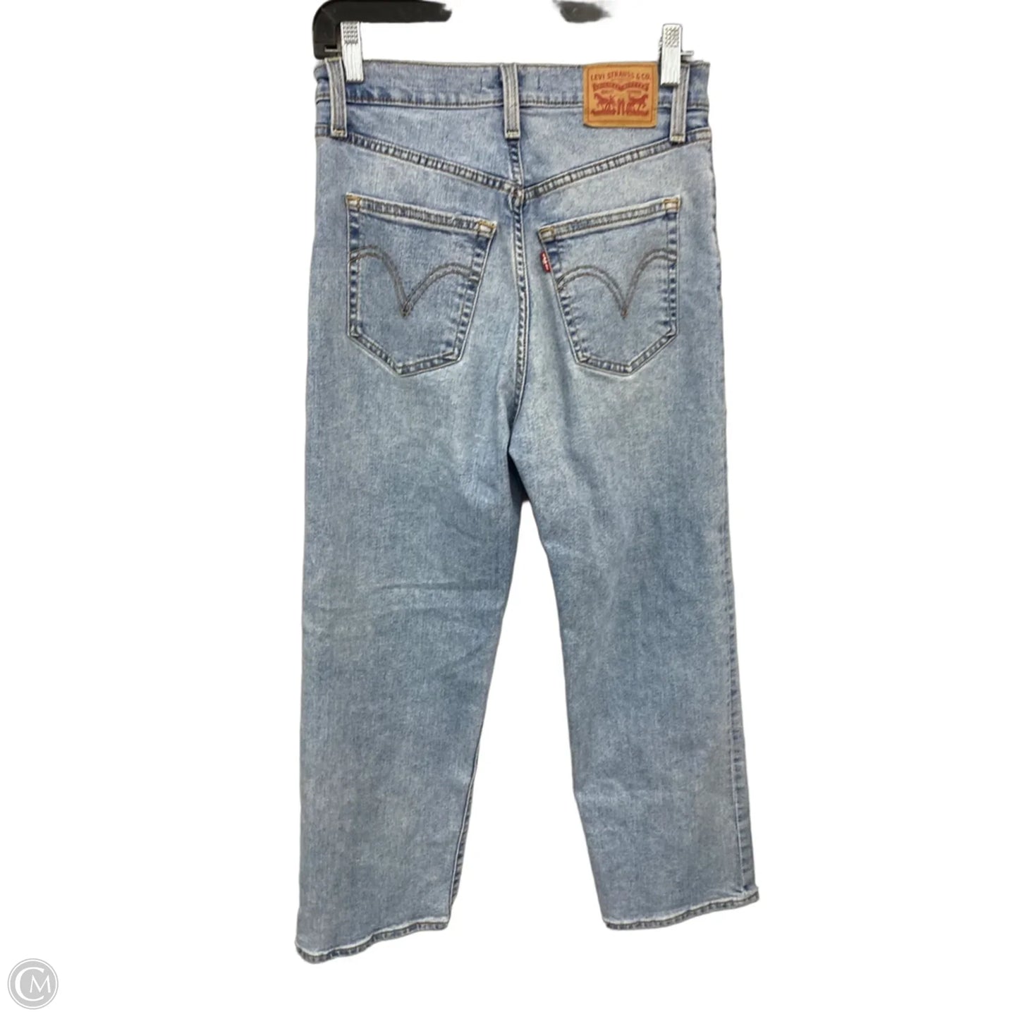 Jeans Straight By Levis In Blue, Size: 4