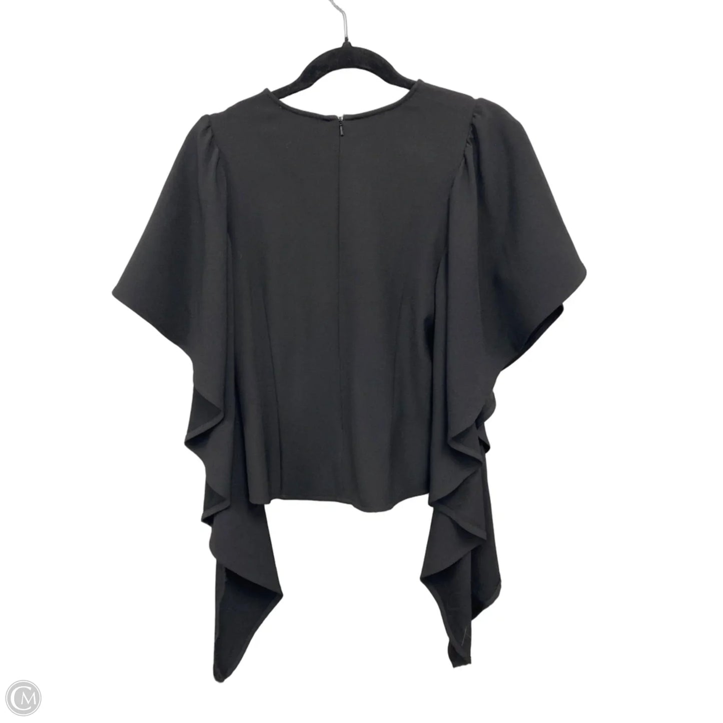 Top Long Sleeve By Leith In Black, Size: S