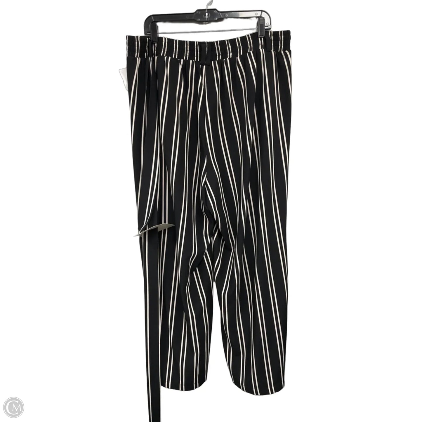 Pants Wide Leg By Torrid In Black & White, Size: 2x
