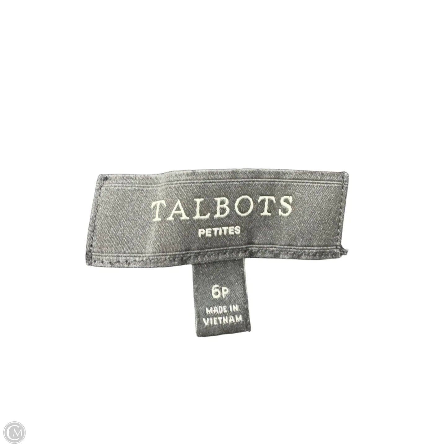 Pants Dress By Talbots In Black, Size: 6p