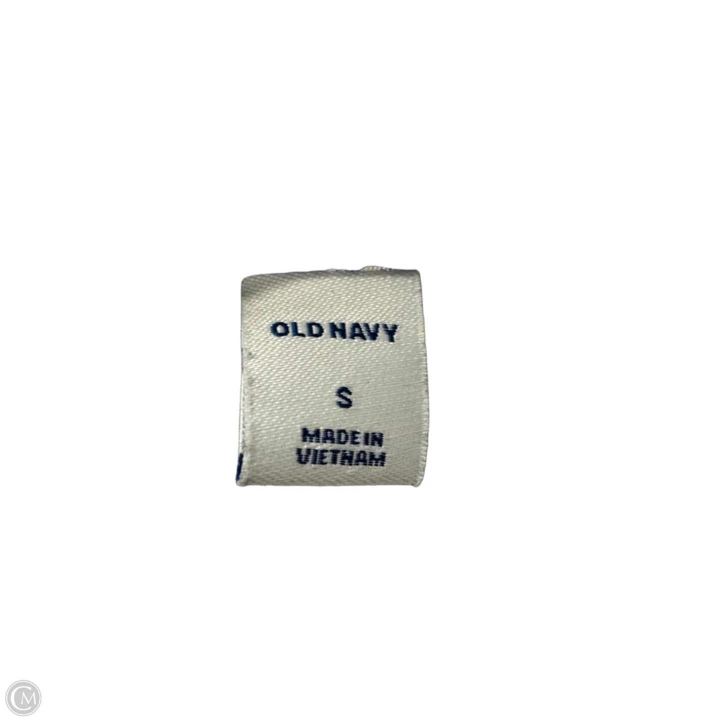 Top Long Sleeve By Old Navy In Blue & White, Size: S