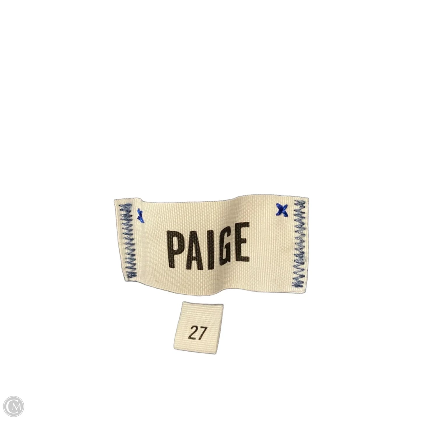 Jeans Skinny By Paige In Blue, Size: 4