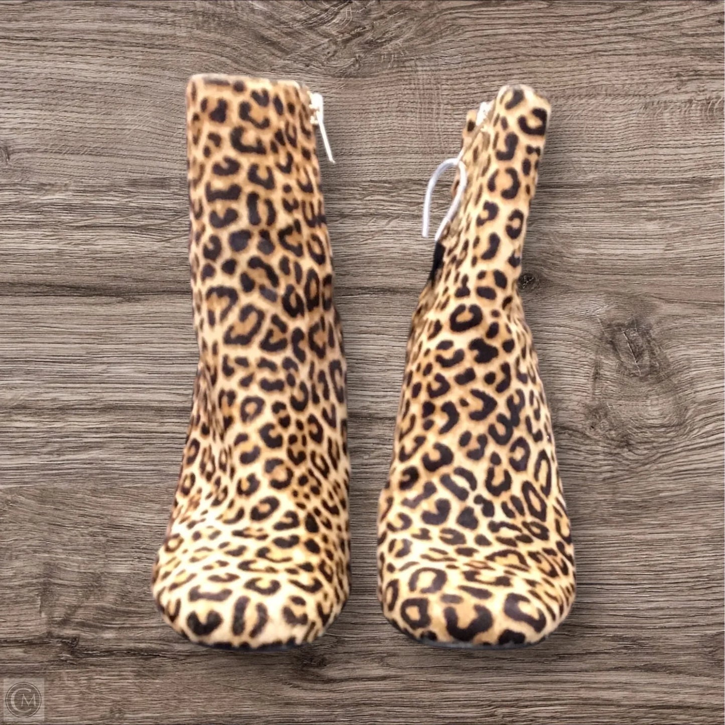 Boots Ankle Heels By Steve Madden In Animal Print, Size: 8