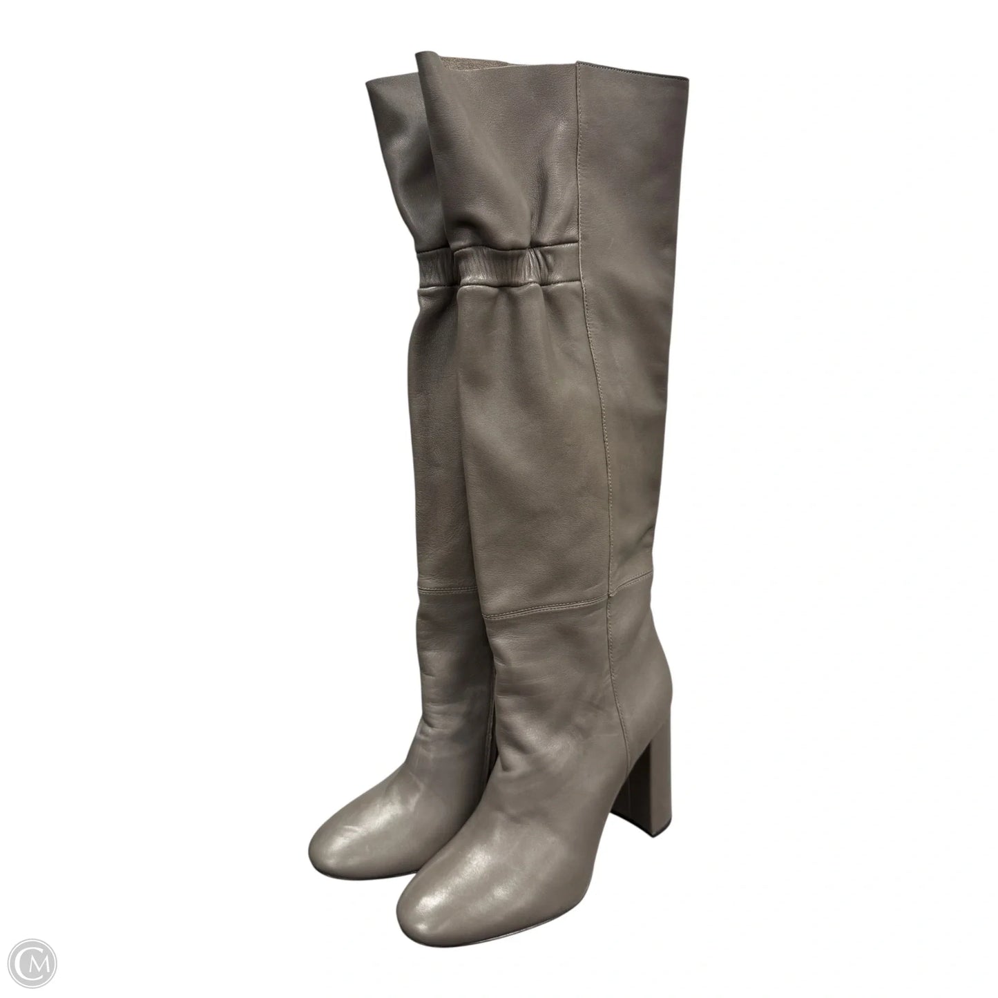 Boots Mid-calf Heels By Botkier In Grey, Size: 8