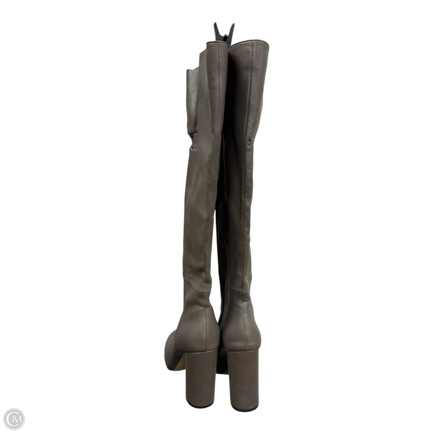 Boots Mid-calf Heels By Botkier In Grey, Size: 8