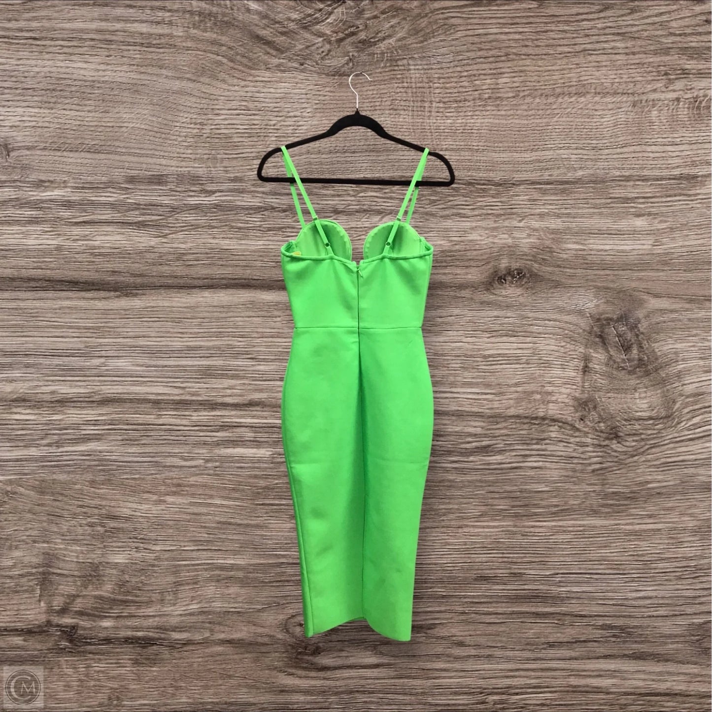 Dress Party Midi By Fashion Nova In Green, Size: S