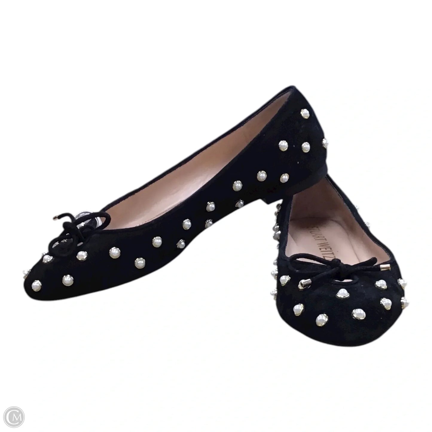 Shoes Designer By Stuart Weitzman In Black & White, Size: 7
