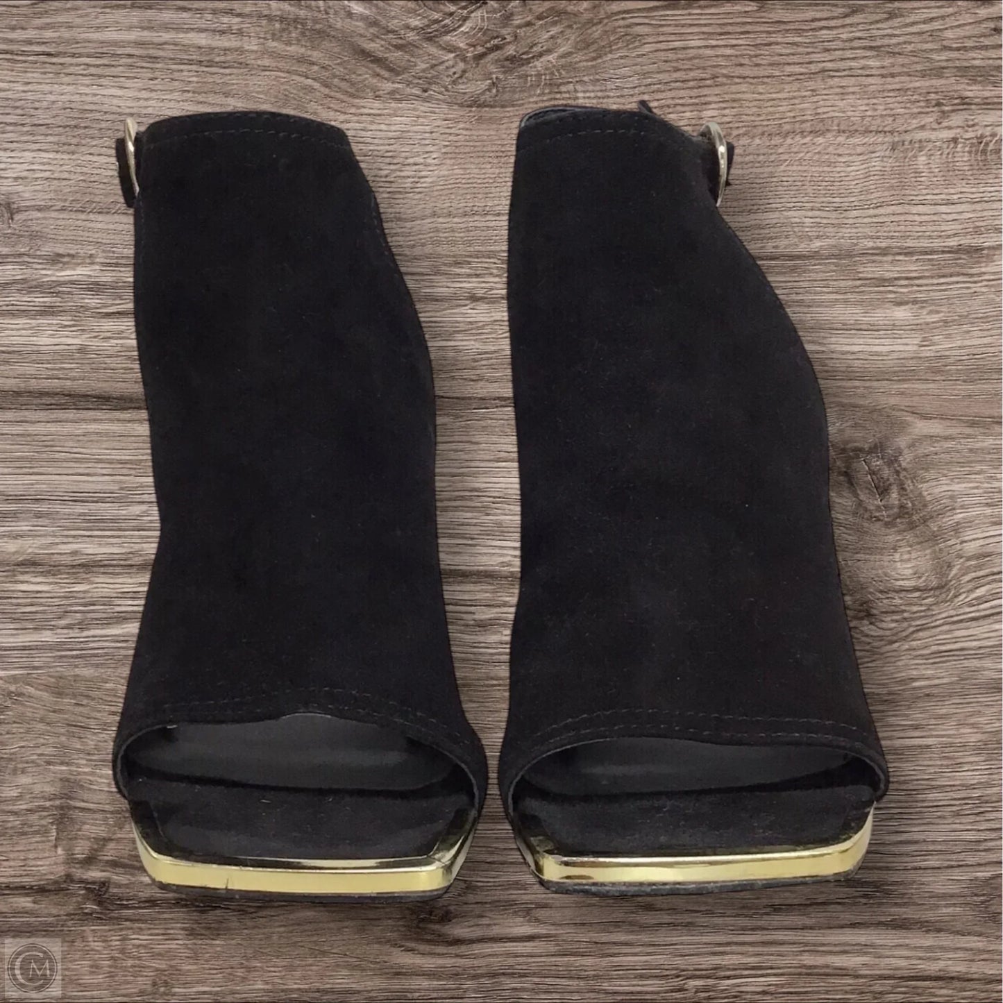Sandals Heels Block By Steve Madden In Black, Size: 7.5