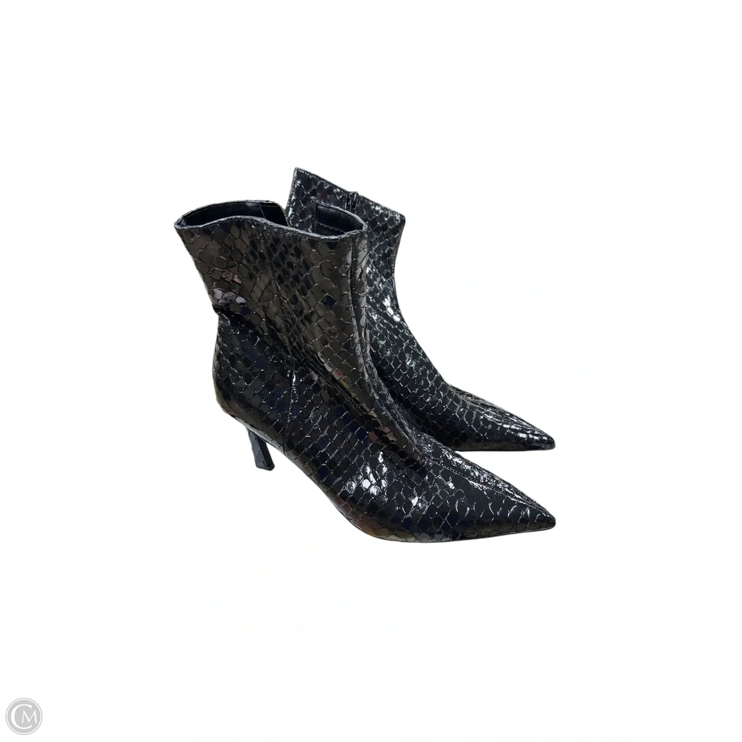 Boots Ankle Heels By Steve Madden In Black, Size: 8.5