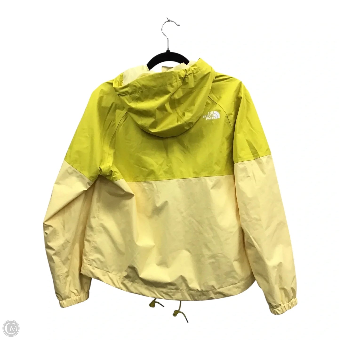 Jacket Windbreaker By The North Face In Yellow, Size: M