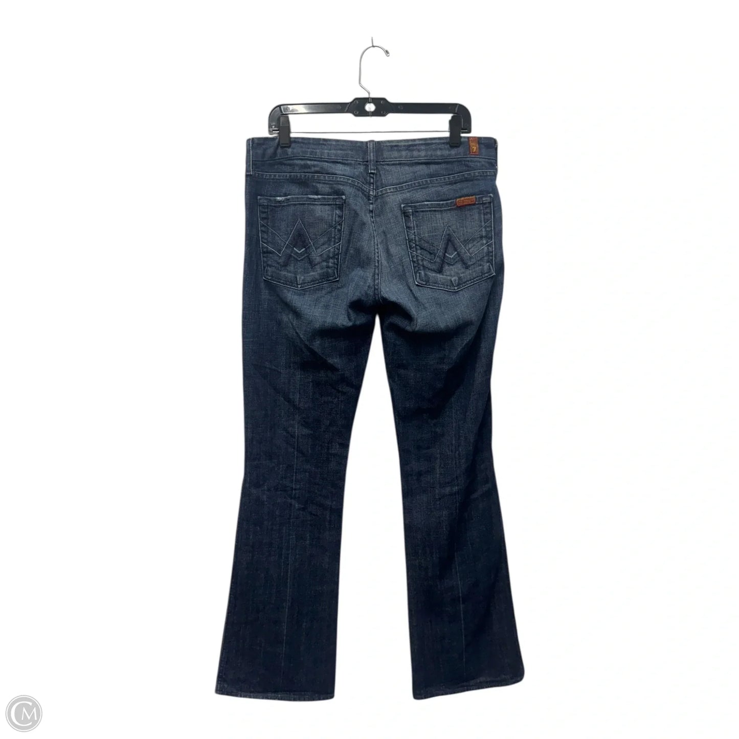 Jeans Flared By 7 For All Mankind In Blue, Size: 14