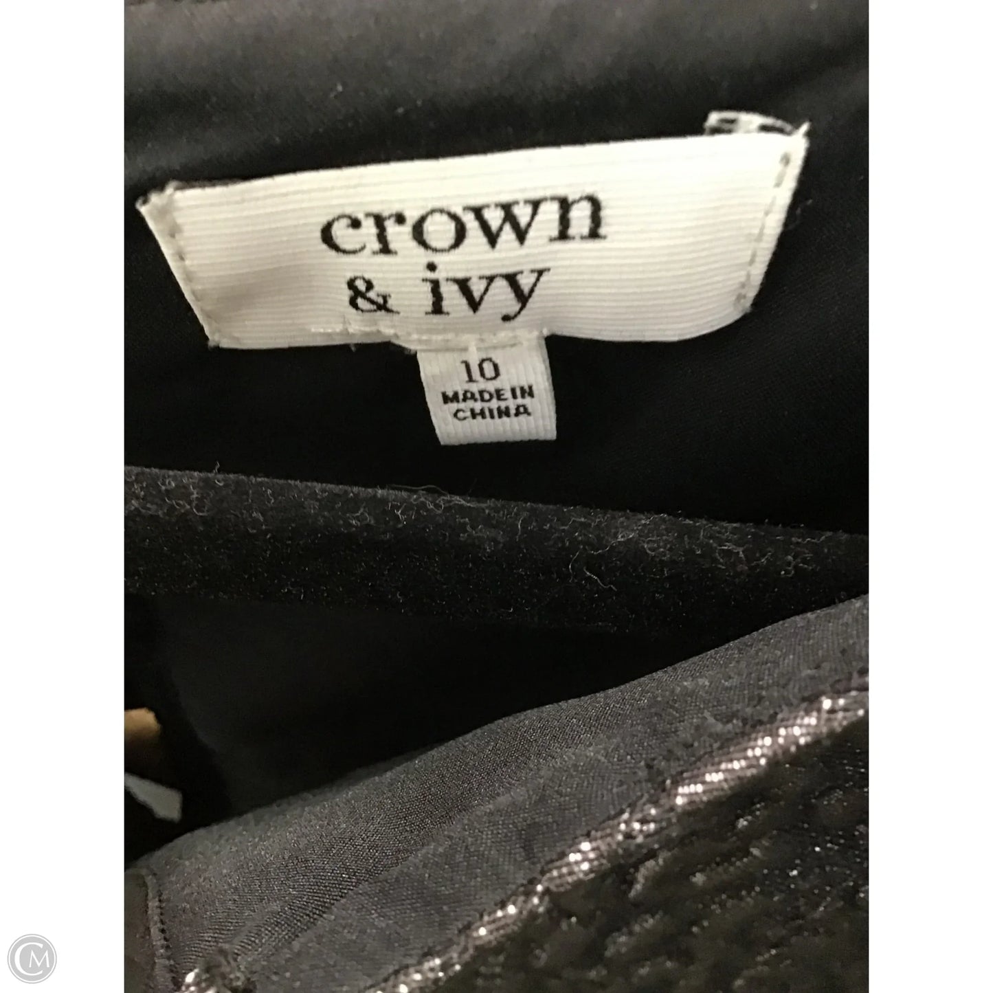 Dress Party Short By Crown And Ivy In Silver, Size: 10