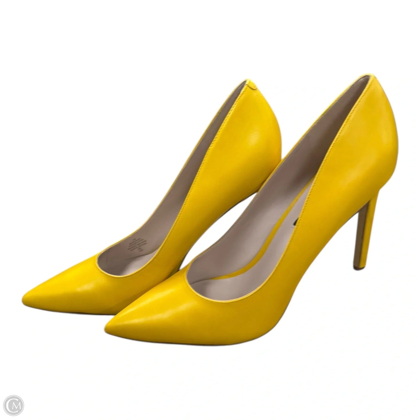 Shoes Heels Stiletto By Nine West In Gold, Size: 11