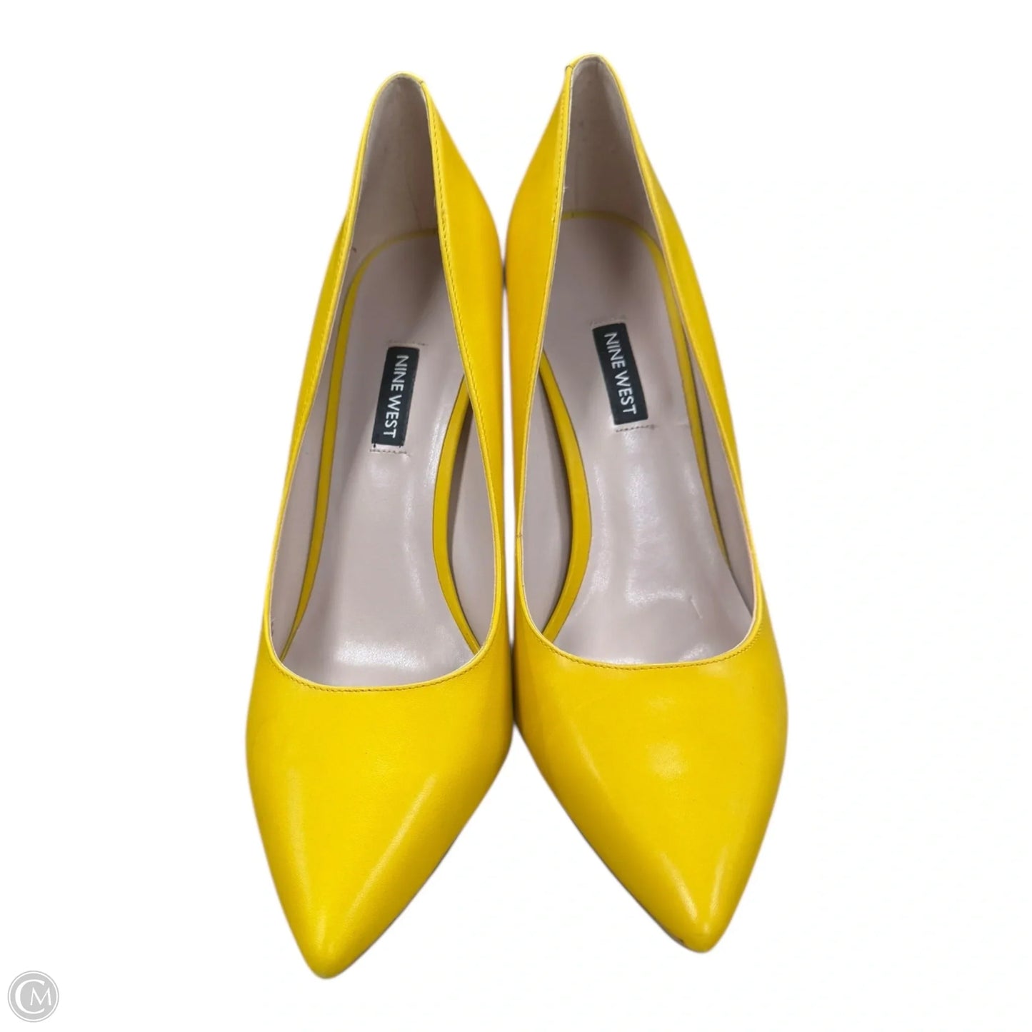 Shoes Heels Stiletto By Nine West In Gold, Size: 11