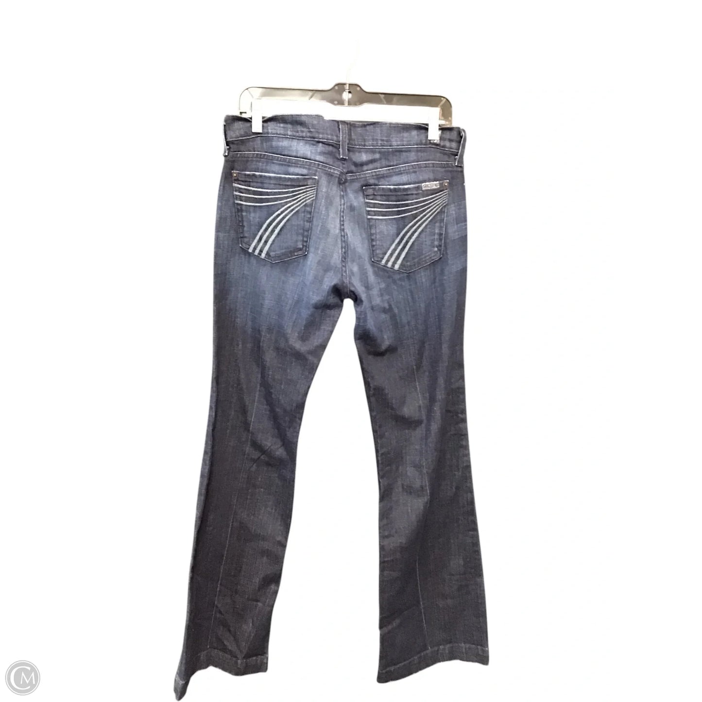 Jeans Flared By 7 For All Mankind In Blue, Size: 10