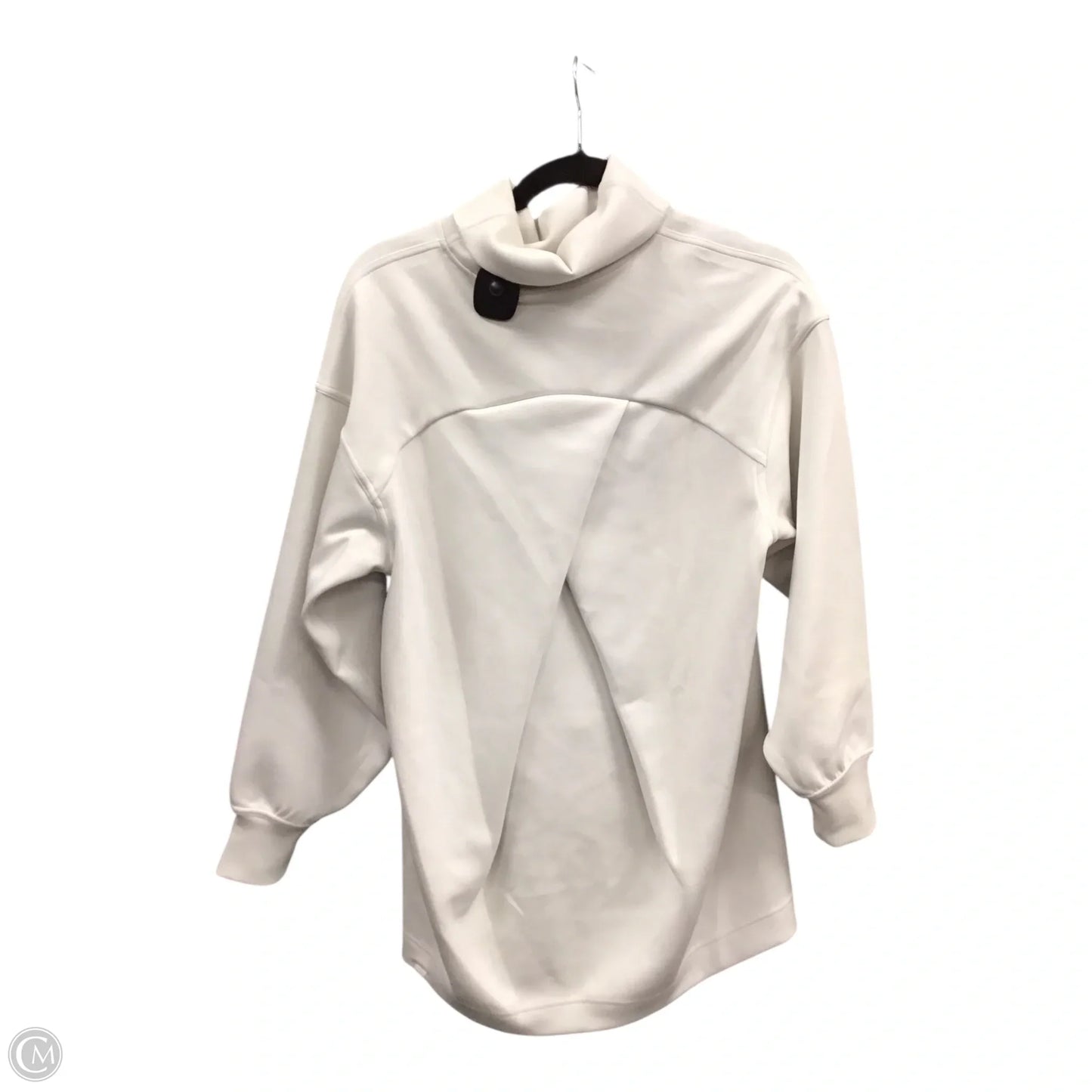 Athletic Sweatshirt Collar By Lululemon In Cream, Size: 2