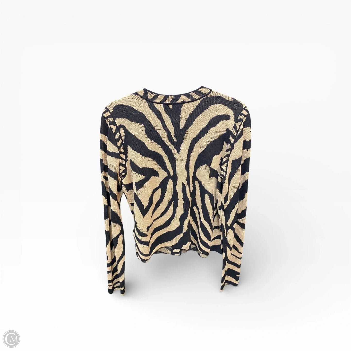 Cardigan By Nic + Zoe In Animal Print, Size: M