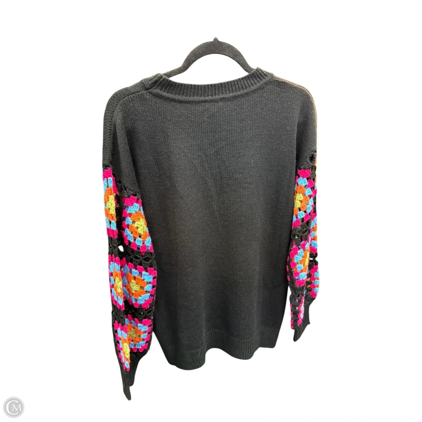 Sweater By Jodifl In Black & Pink, Size: M