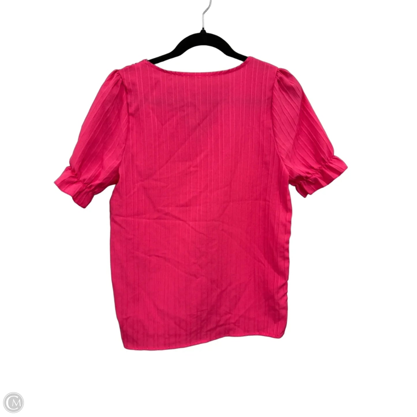 Top Short Sleeve By Clothes Mentor In Pink, Size: M