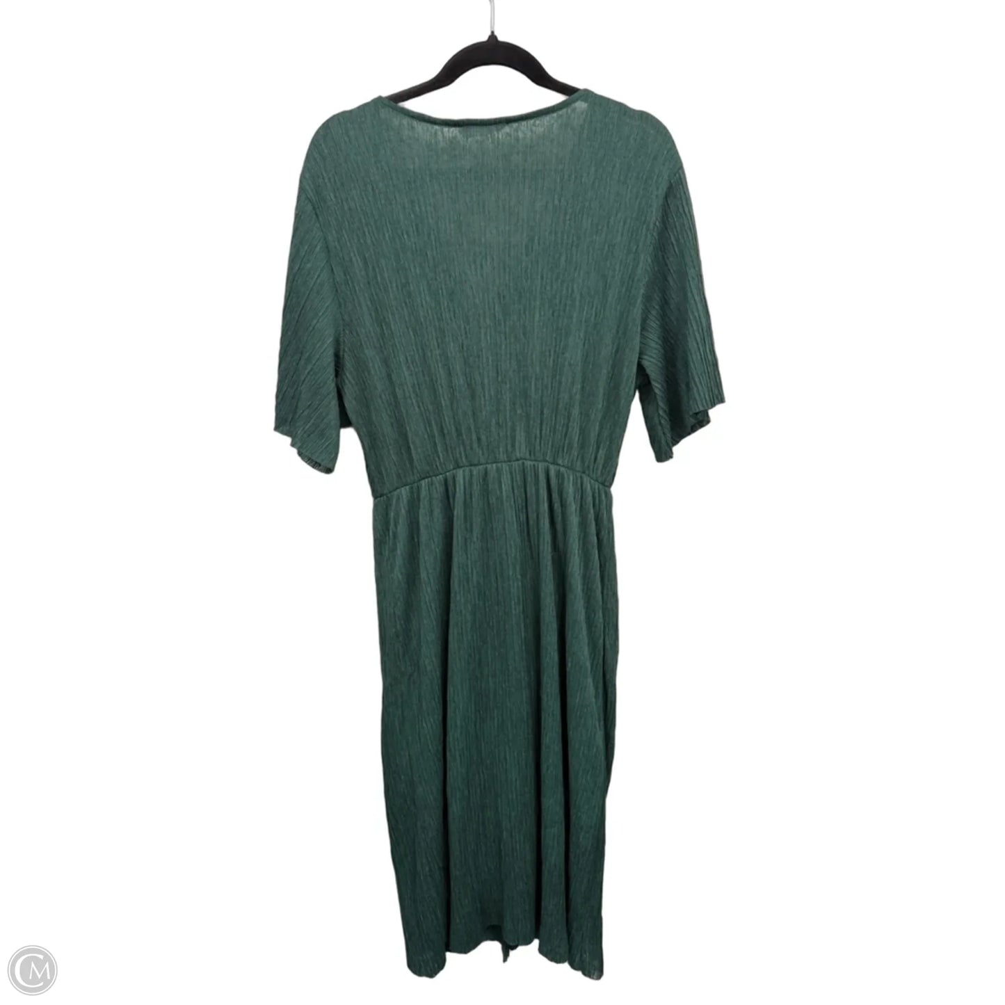 Dress Casual Midi By All In Favor In Green, Size: Xl
