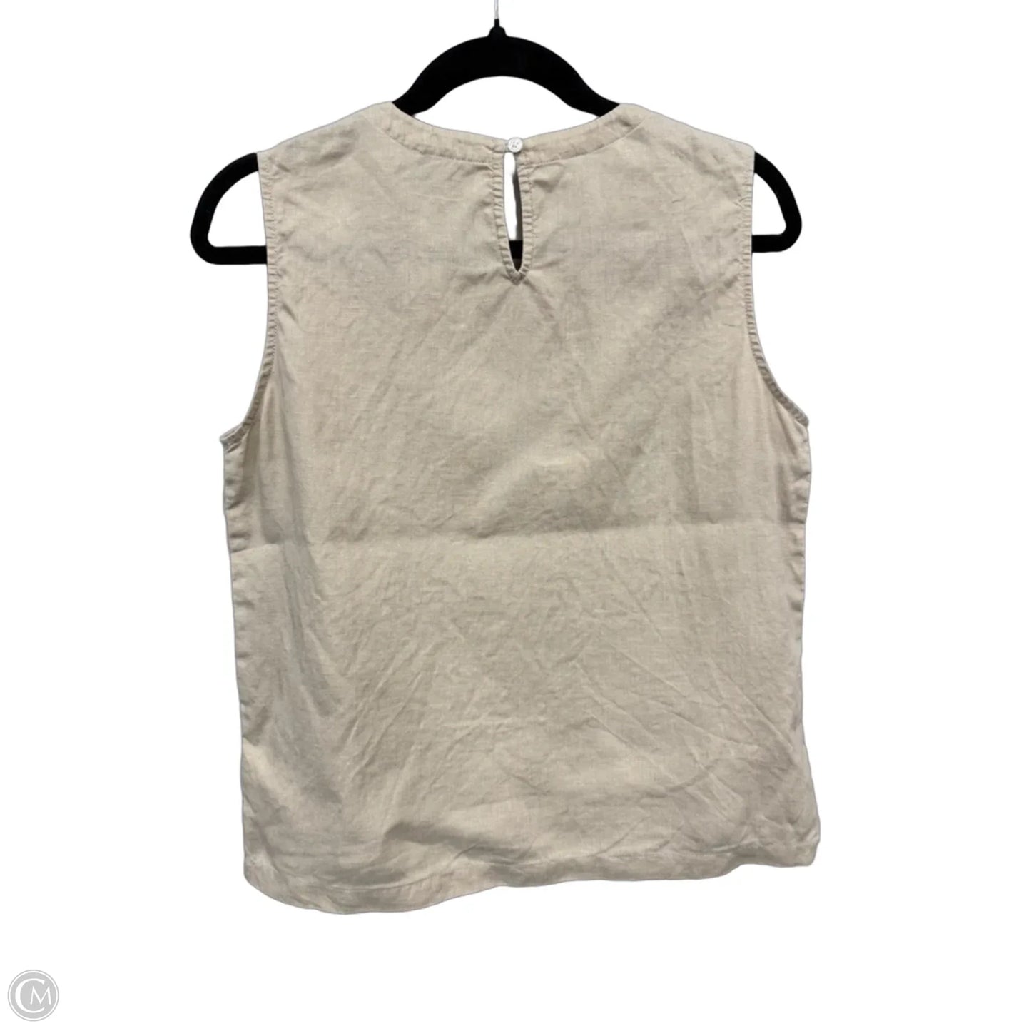 Top Sleeveless By Quince In Tan, Size: S