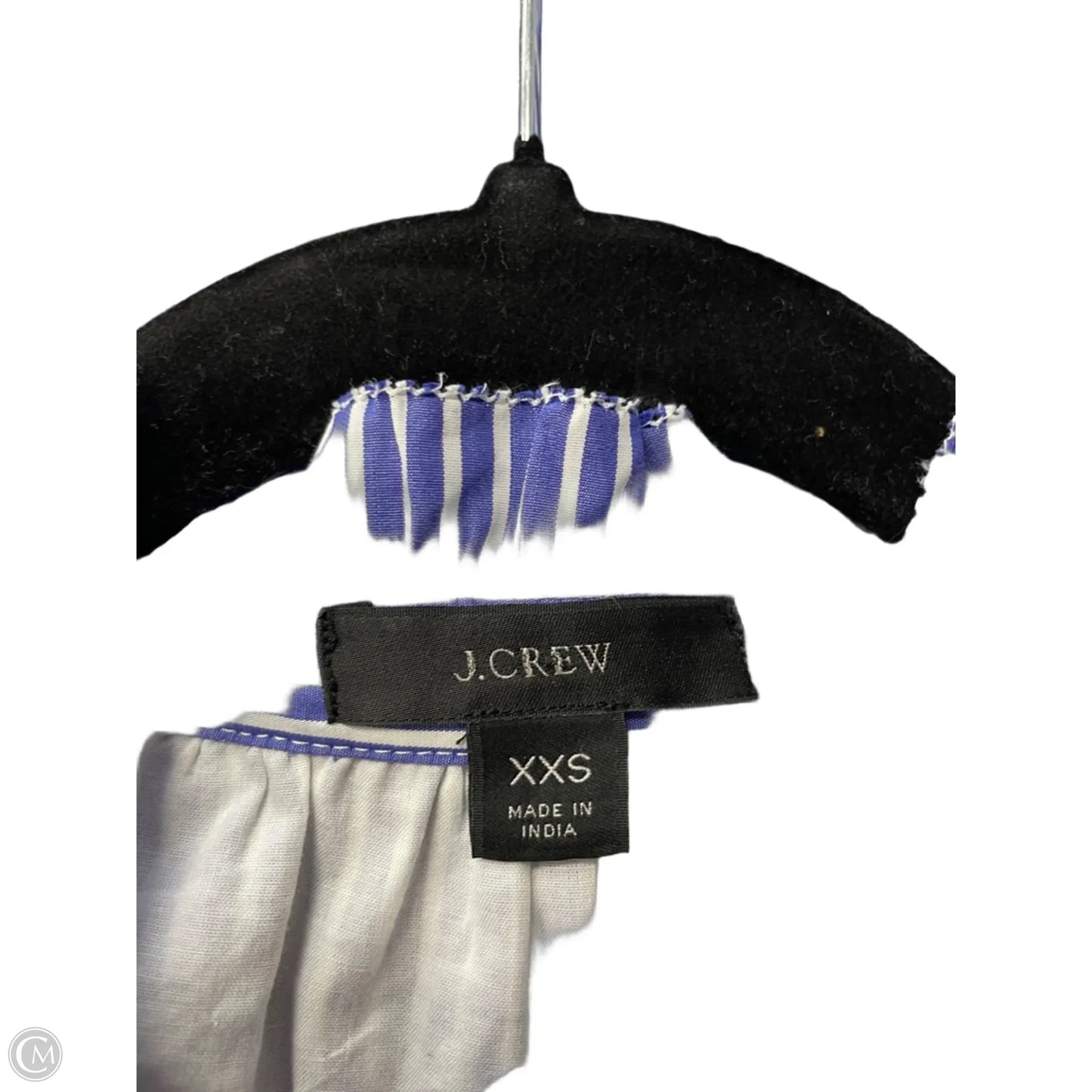 Dress Casual Short By J. Crew In Blue & White, Size: Xxs