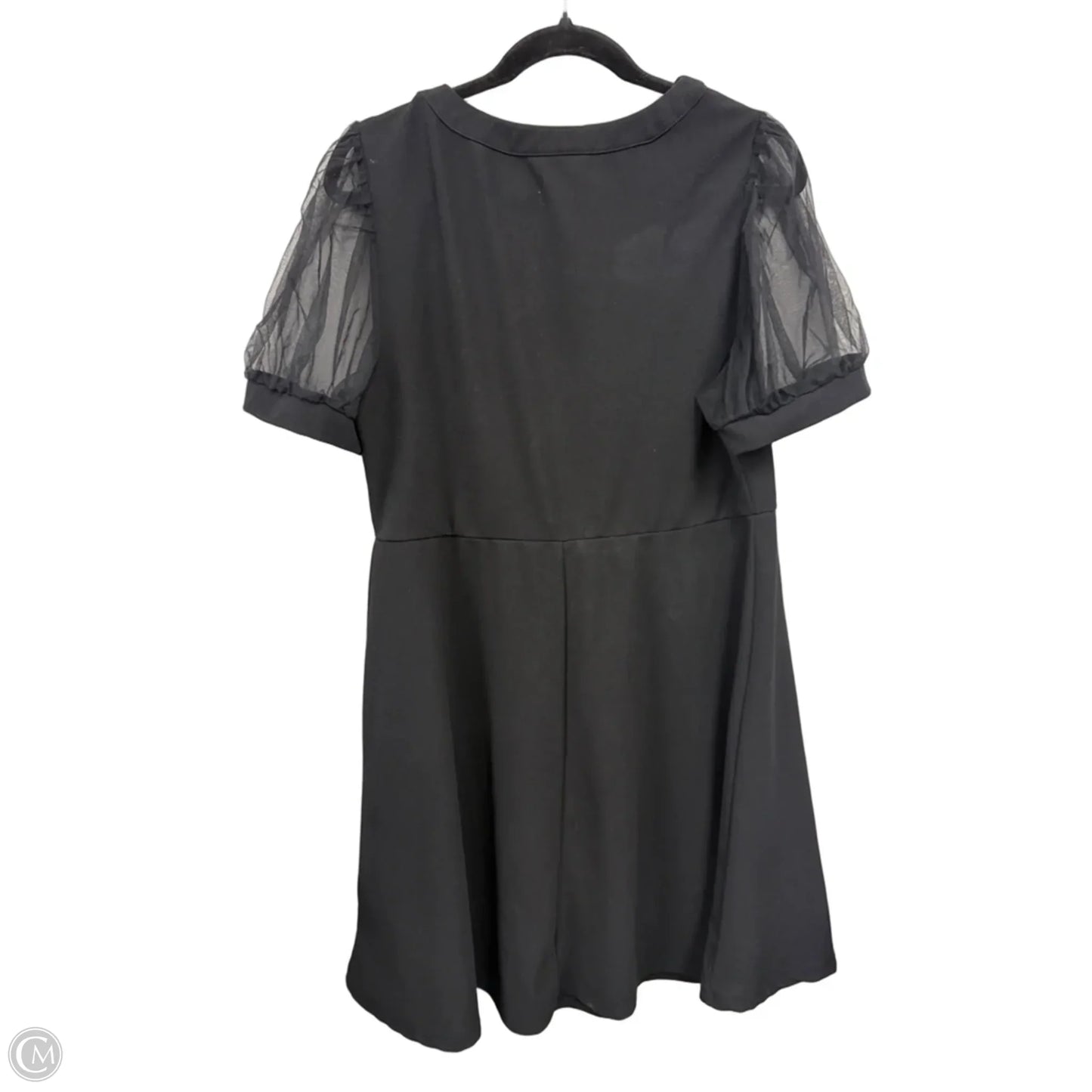 Dress Casual Midi By Shein In Black, Size: 1x