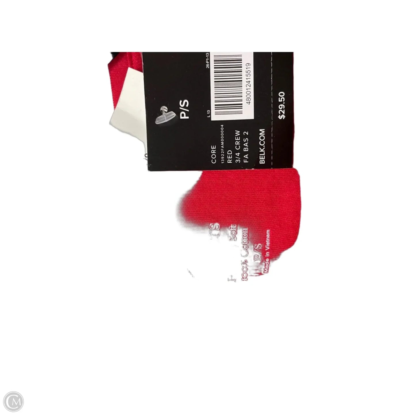 Top 3/4 Sleeve Basic By Kim Rogers In Red, Size: Sp