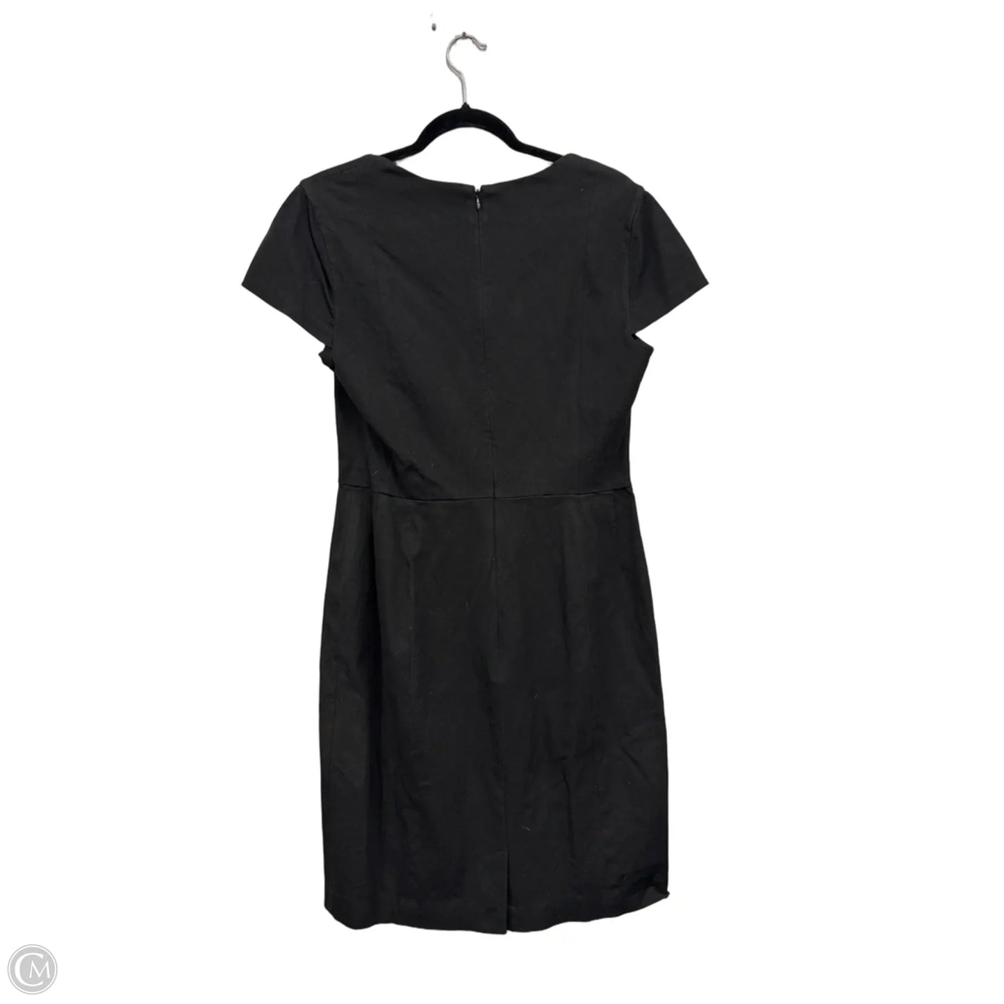 Dress Casual Midi By Banana Republic In Black, Size: 14