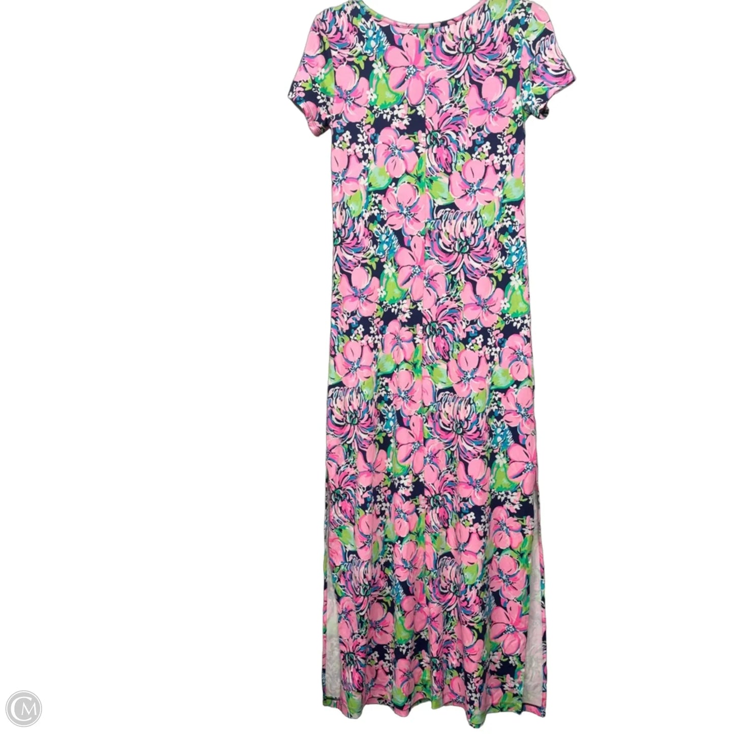 Dress Designer By Lilly Pulitzer In Green & Pink, Size: Xs