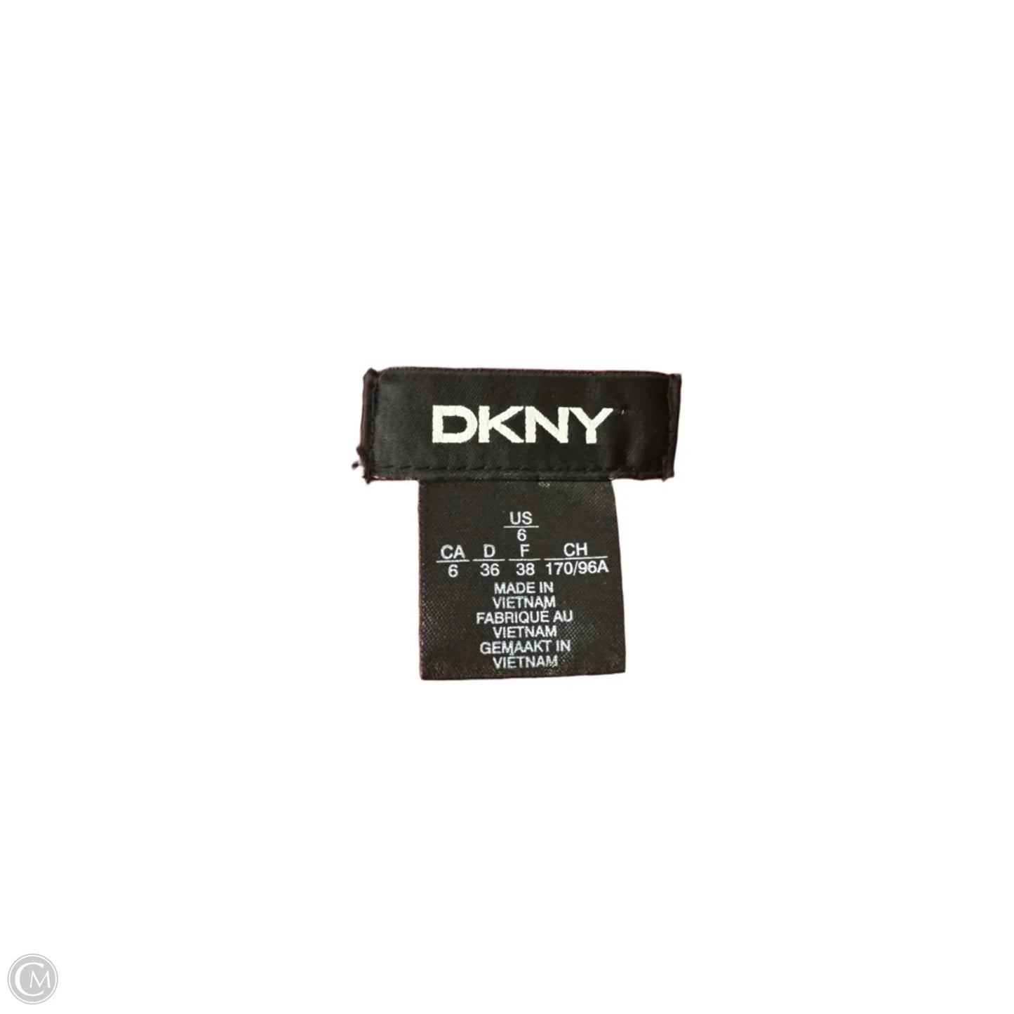 Dress Casual Midi By Dkny In Red, Size: 6