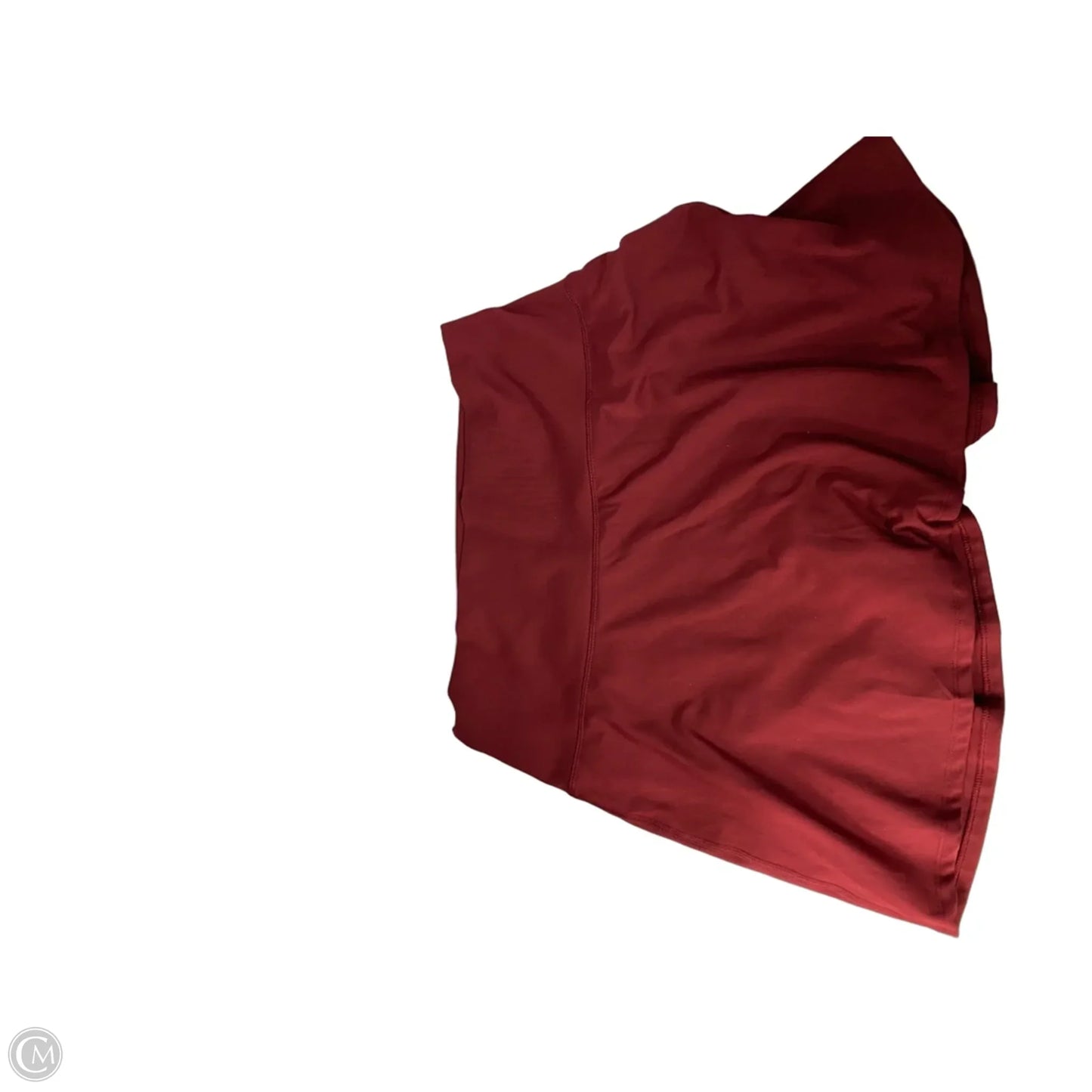 Athletic Skort By 90 Degrees By Reflex In Maroon, Size: L