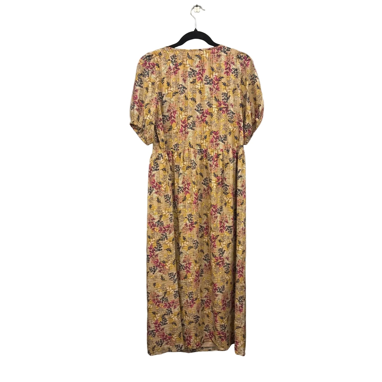 Dress Casual Maxi By Loft In Brown & Pink, Size: M