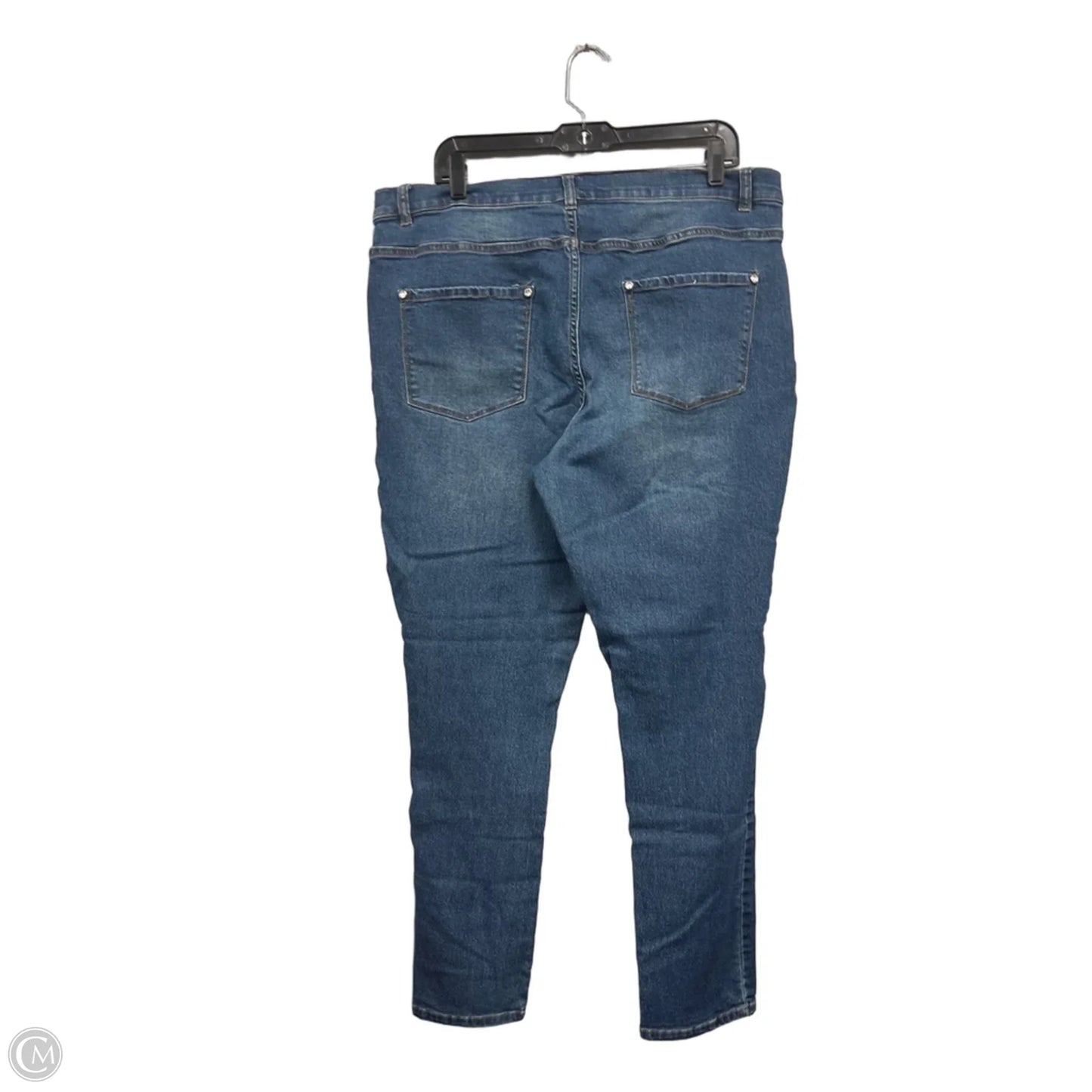 Jeans Straight By Venus In Blue, Size: 18