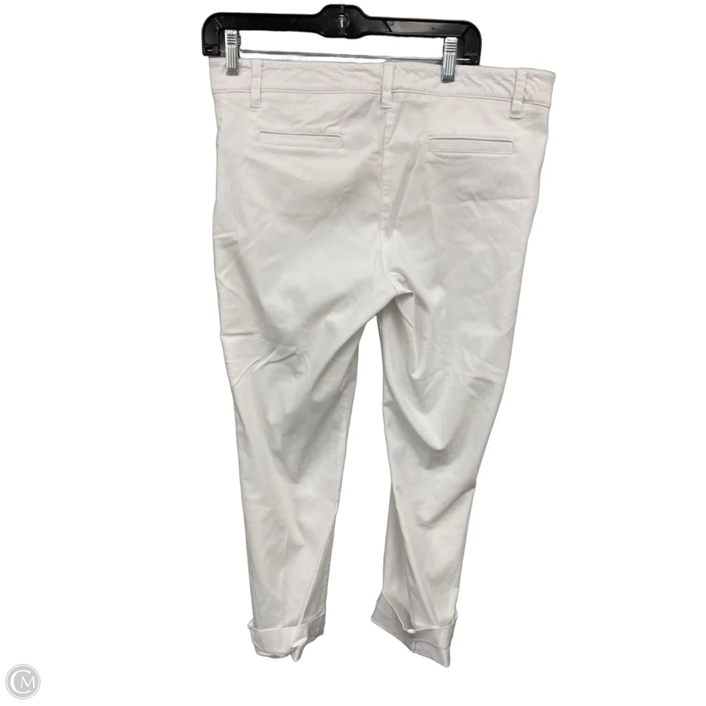 Jeans Straight By New Directions In White, Size: 14