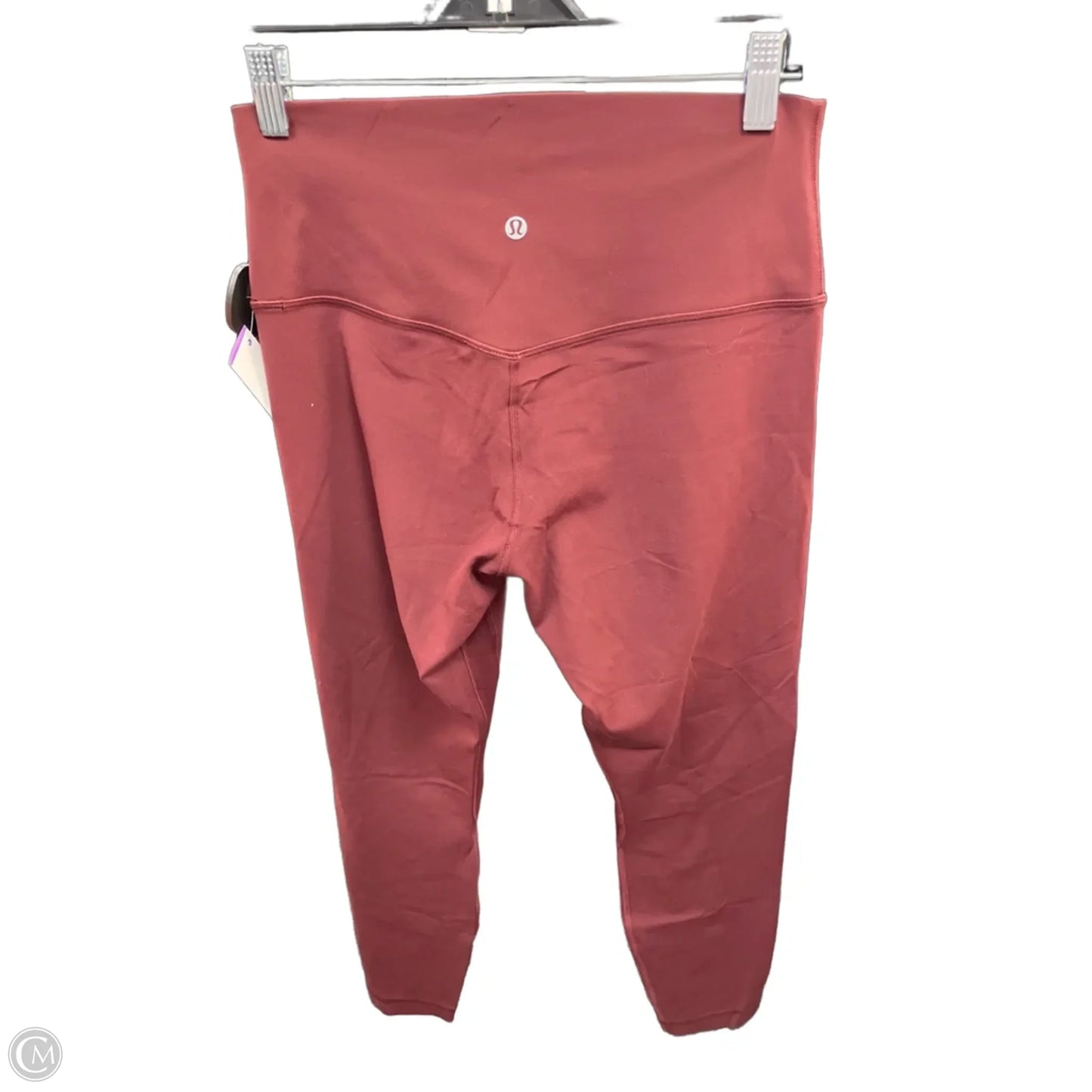 Athletic Pants By Lululemon In Maroon, Size: Xl