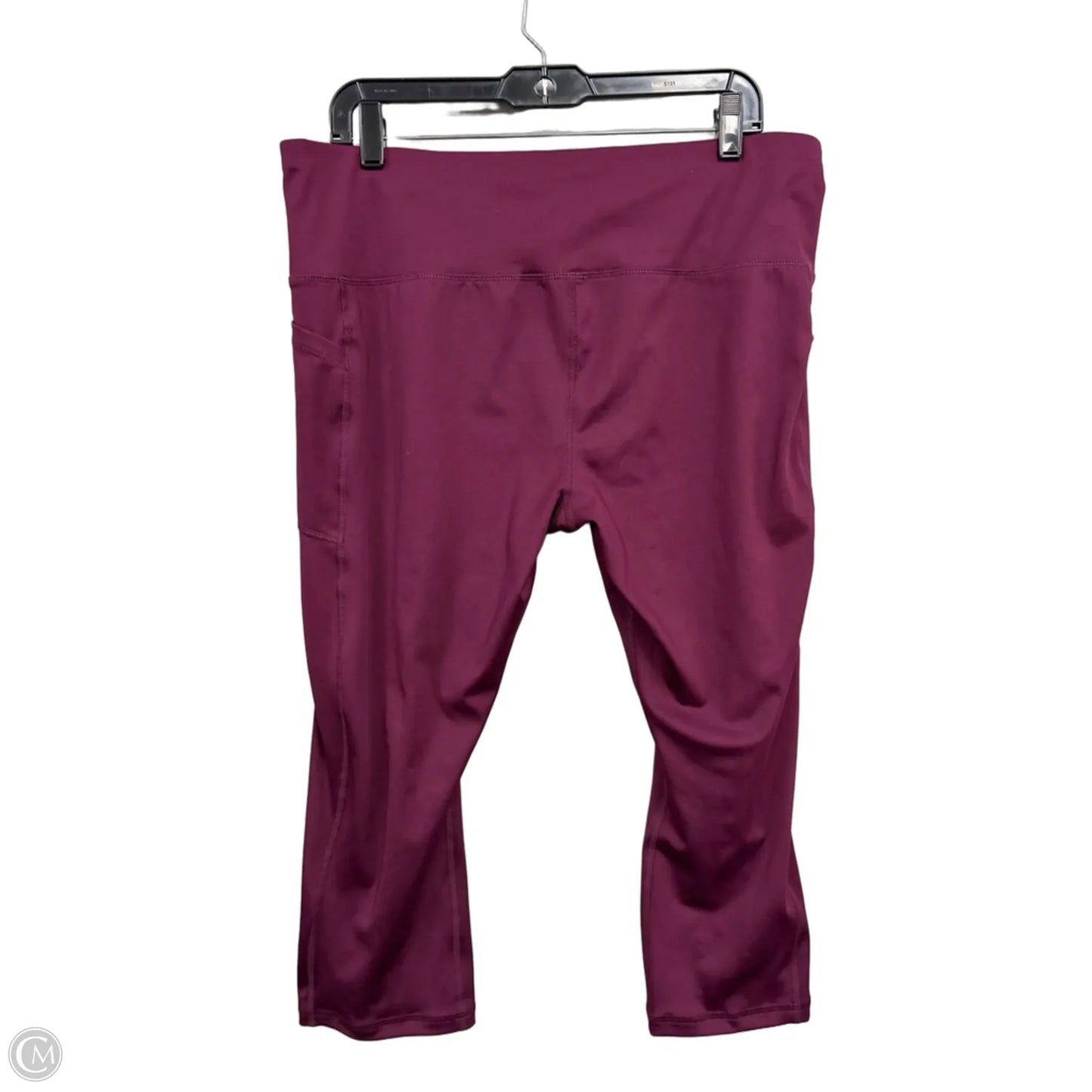 Athletic Leggings Capris By Avia In Purple, Size: Xxl