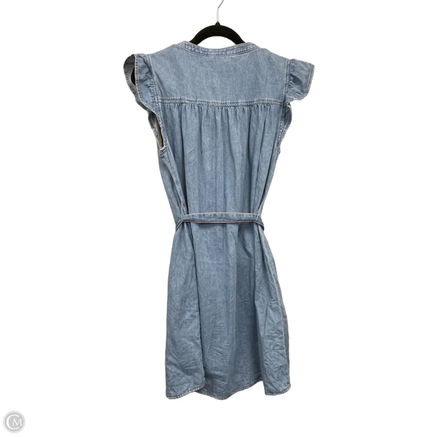 Dress Casual Midi By J. Crew In Blue Denim, Size: 12