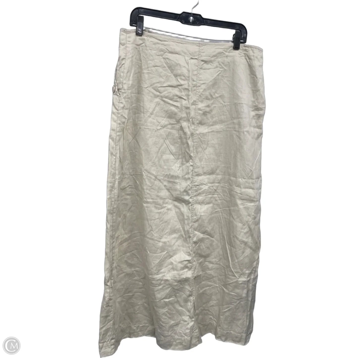 Skirt Maxi By Sophie Max In Tan, Size: Xl