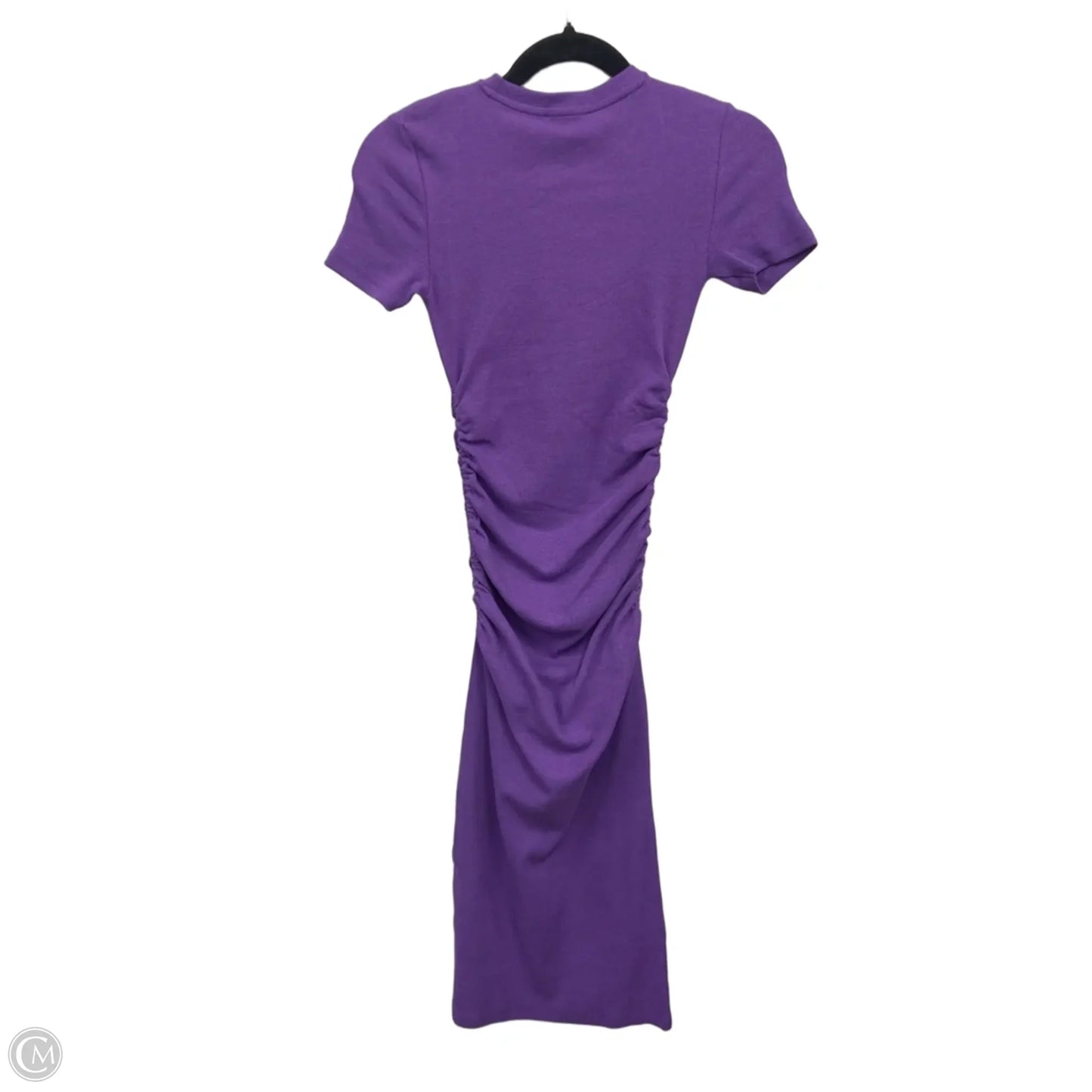 Dress Casual Midi By Zara In Purple, Size: S
