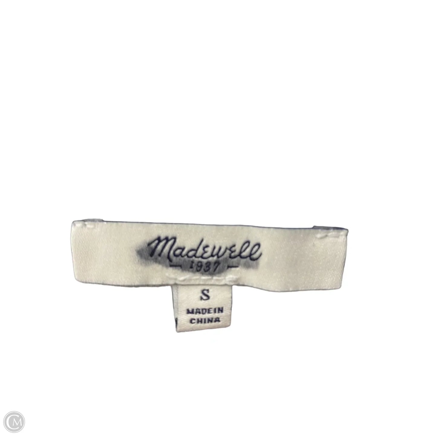 Dress Casual Midi By Madewell In Black & White, Size: S