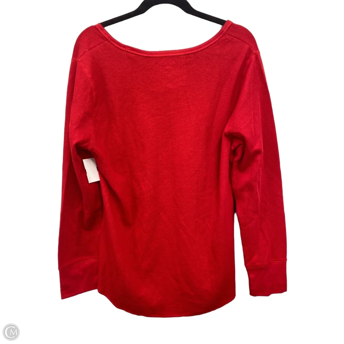 Top Long Sleeve By Old Navy In Red, Size: Xl