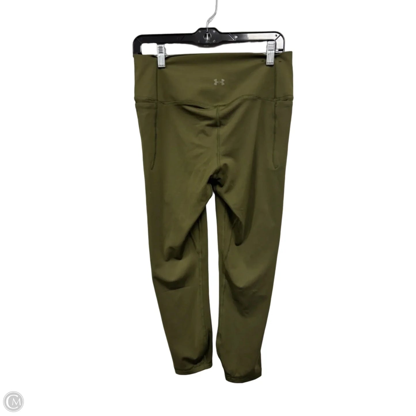 Athletic Leggings By Champion In Green, Size: L